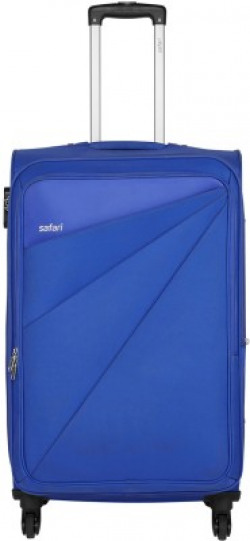 Safari Mimik Expandable  Check-in Luggage - 26 inch(Blue)