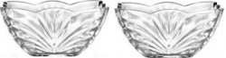 Treo Gracia Glass Bowl Set(Clear, Pack of 2)