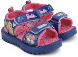 Barbie Girls Velcro Sports Sandals(Blue)