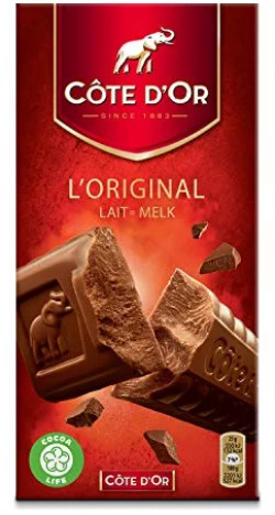 Cote d'Or Lait Melk Chocolate Bar, 200g