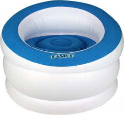 Easigo PVC 1 Seater Inflatable Sofa(Color - Blue)