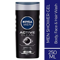 Nivea Men Active Clean Shower Gel, 250ml