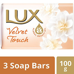 Lux Velvet Touch Beauty Bar, 3x100g