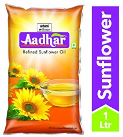 Aadhar Refined Sunflower Oil, 1L
