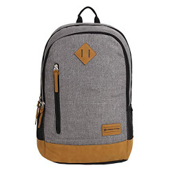 Hashtag Ritzy Polyester Grey Backpack - School Bag | College Bag | Travel Bag | Backpack