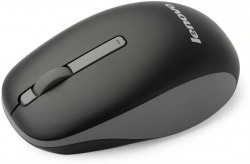 Lenovo N100 Wireless Optical Mouse (USB, Black)
