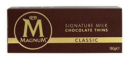 Magnum Classic Signature Milk Chocolate Thins Box, 180g