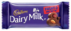 Cadbury Dairy Milk Fruit and Nut Chocolate Bar, 36g (Pack of 12)