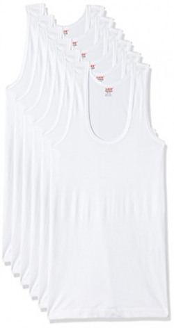 Lux VENUS Men's Cotton Vest (Pack of 6) (8904209874061_Venus_WH_RN_85_White)