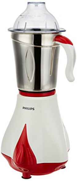 Philips Cooper HL7510/00 550-Watt Mixer Grinder with 3 Jars (Chili Red and White)