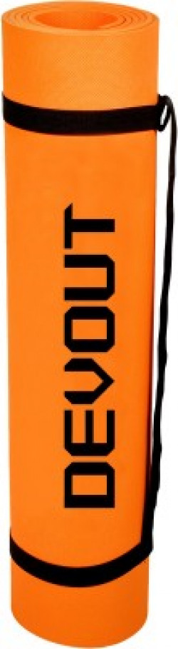 Devout Orange With Strap Black, Orange 3 mm Yoga Mat