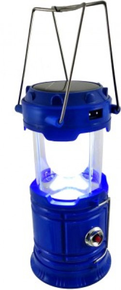 bludug Best Emergency Light Lantern 6+1 LED Solar Power Camping Lantern Light Rechargeable Collapsible Night Light,USB Mobile Charging 2 Power Source Solar, Lithium Battery (Color Will Be As Per Stock) Solar Light Set(Free Standing Pack of 1)