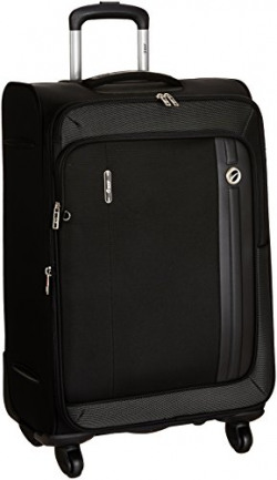 VIP Polyester 48 cms Black Softsided Suitcase (STUNXW78BLK)