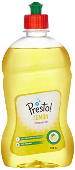 [Pantry] Amazon Brand - Presto! Dish Wash Gel - 500 ml (Lemon)