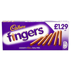 Cadbury Fingers Biscuits Box 114g