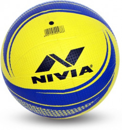 Nivia Craters Volleyball - Size: 4(Pack of 1, Yellow, Blue)