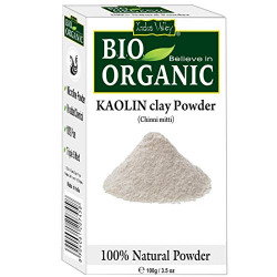 Indus Valley Natural Kaoline/Clay Powder For Acne, Blackheads And For Glowing Skin 100Gm