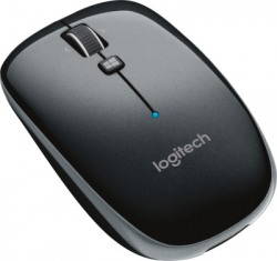 Logitech M557 Wireless Optical Mouse(USB, Black)