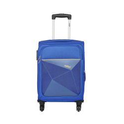  Safari Polyester 77 cms Blue Softsided Check-in Luggage (PRISMA754WBLU)
