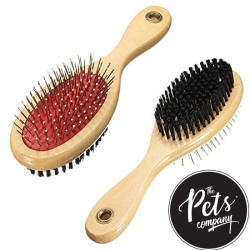 The Pets Company Dog Brush Double Sided Comb for Dogs and Cats, Small