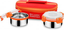 Classic Essential Crisp 2 Containers Lunch Box(600 ml)