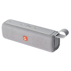 DOSS E-Go II Portable Bluetooth Speaker with Great Sound and Extra Bass, IPX6 Waterproof, Built-in Mic, 12W Drivers, 12-Hour Playtime, Wireless Speaker for iPhone, Samsung, and More
