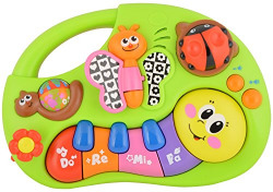 Toyhouse TH927 Finger Illuminating and Learning Piano Toy, Multi Color