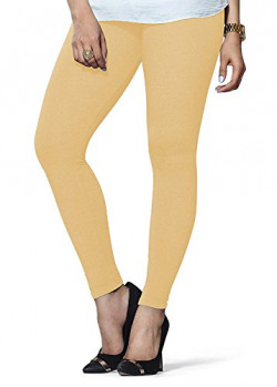 Raiter Women and Girls Ultra Soft Cotton Solid Churidar Legging Free Size :- 26 Inches to 38 Inches