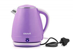 Kitchoff Double Body Automatic Stainless Steel Electric Kettle, 1.5L (Light Purple)