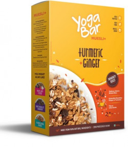 Yogabar Wholegrain Breakfast Muesli+ - Turmeric + Ginger(400 g, Box)