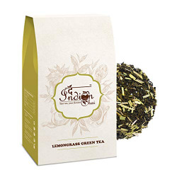 The Indian Chai - Organic Lemongrass Green Tea 100g | Detox Tea | Helps Digestion & Controls Cholesterol | Supports Weight Loss | Nitrogen Filled, Vacuum Sealed for Freshness |