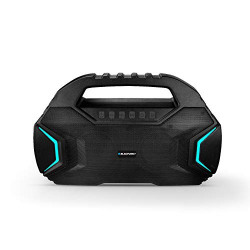 Blaupunkt BT400 Volcano 40 Portable Party Bluetooth Speaker with Wireless Karoke Mic (Black)