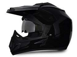 Vega Off Road OR-D/V-K_M Full Face Helmet (Black, M)