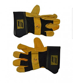 Tools Centre 2001005002 Welding Hand Gloves Made of Hard Wearing, Heat Resisting Chrome Leather, Fully Lined and Kevlar Stiched