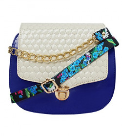 Classic Fashion Womens Blue Color Sling Bag