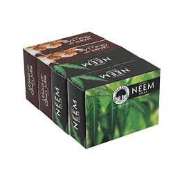 Old Tree Herbal Soap, Neem and Walnut Goat Milk, 120g (Pack of 4)