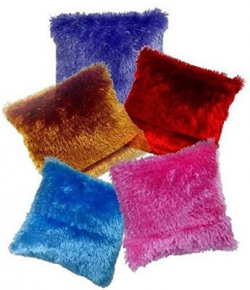 MTC Combo Pack Of 5 Multicolor Soft Plush Pillows  - 40 cm(Multicolor)