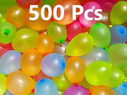Jiada Non Toxic Holi Water Balloons Multicolor (Pack of 500)
