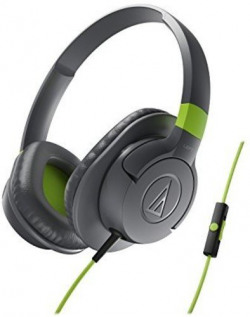  Audio-Technica Sonic Fuel ATH-AX1iS GY Sonic Fuel Over-Ear Headphones (Grey)