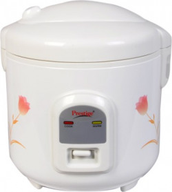 Prestige PRWCS 1.0 Rice Cooker, Food Steamer(1 L, White)