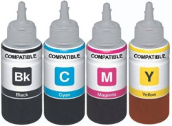 Dubaria Dubaria Refill Ink For Use In Canon Pixma MG2577s All-in-One InkJet Printer - Cyan, Magenta, Yellow & Black - 100 ML Each Bottle Multi Color Ink Cartridge(Cyan, Magenta, Yellow, Black)