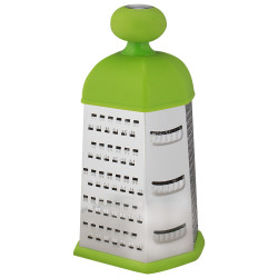  Cookstyle 6-Sided Stainless Steel Universal Kitchen Grater and Slicer, Green