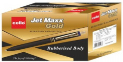 Cello Jet Maxx Gold Blue Ball Pen(Pack of 6)