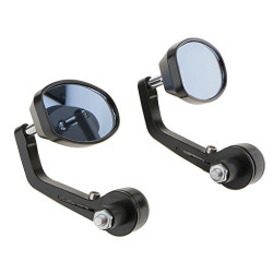 Generic Universal Oval Rear View Mirror for Bikes