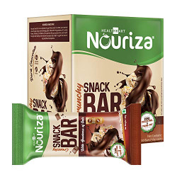 Nouriza Snack Bar, 10 Piece(s)/ Pack (Choco Almond) (Dark Chocolate)