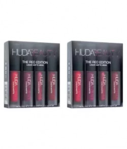 HUDA PRODUCTS Liquid Lipstick multi 1.9 mg Pack of 2