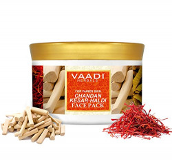 Vaadi Herbals Face Pack, Chandan Kesar and Haldi, 600g