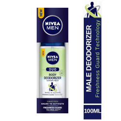  NIVEA MEN Body Deodorizers, Duo Summer Fresh, Gas Free,100ml