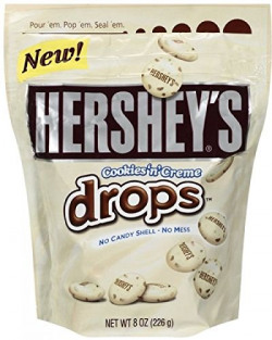 Hershey's Cookies N Creme Drops, 8 Oz, , NEW~