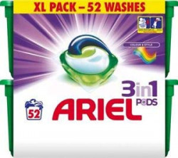 Ariel Laundry Detergent 3 In 1 Pods - 52 pods (Colour)